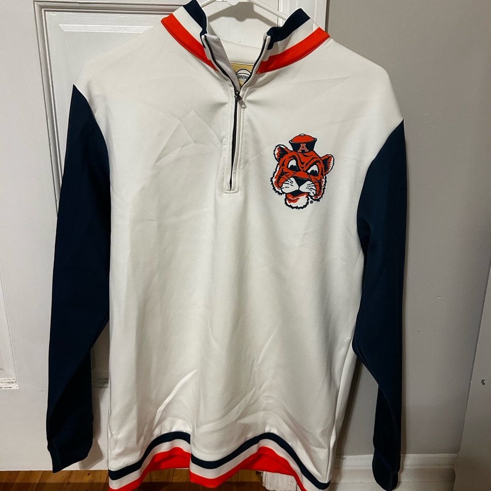 BRAND NEW- RETRO AUBURN Tigers Quarter Zip